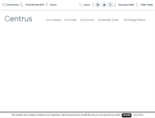 Tablet Screenshot of centrusadvisors.com